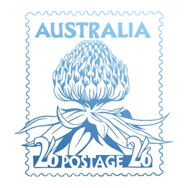 Sunburnt Country- Warratah Postage stamp