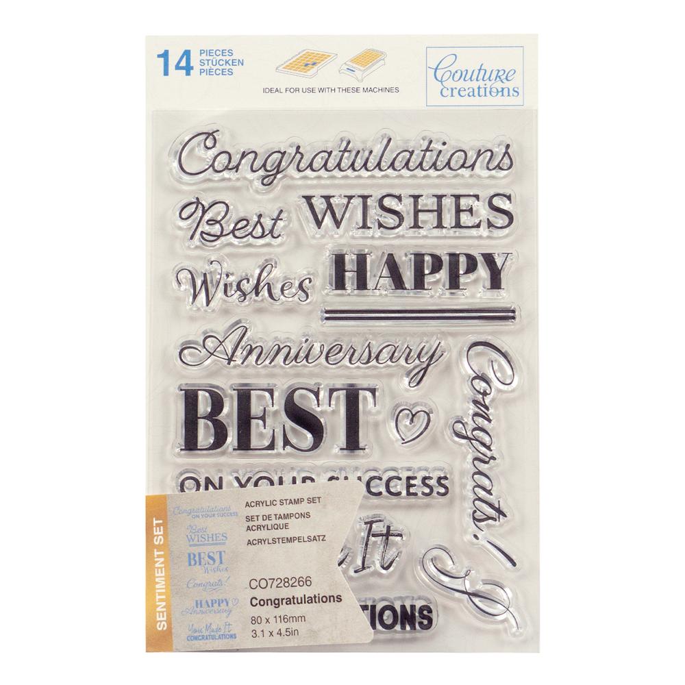 Sentiment Stamp- Congratulations - Click Image to Close
